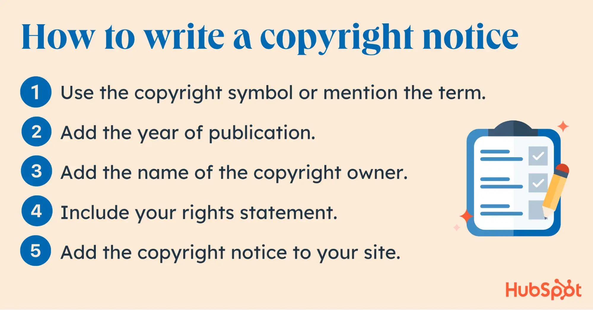 How to Write a Copyright Notice