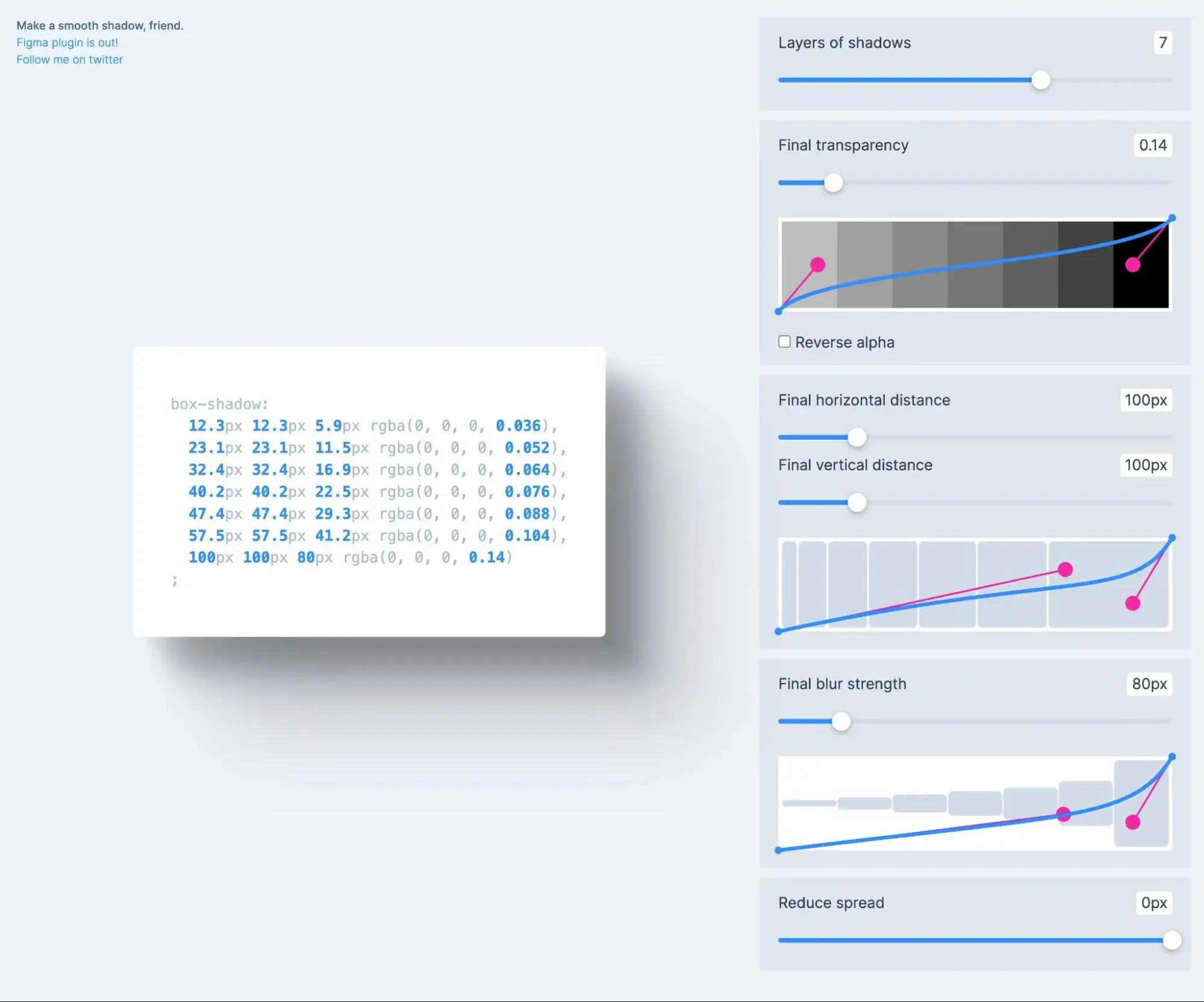 CSS tools: Creating a shadow effect with the Smooth Shadow tool