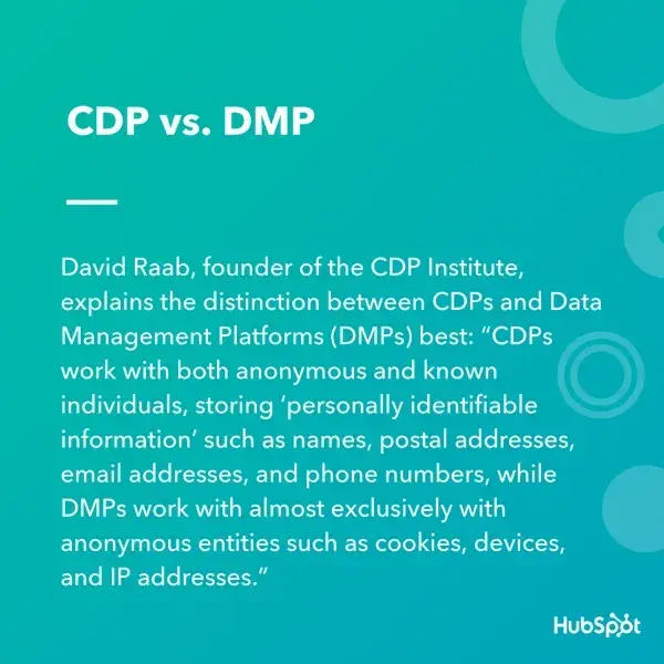 customer data platform vs data management platform 