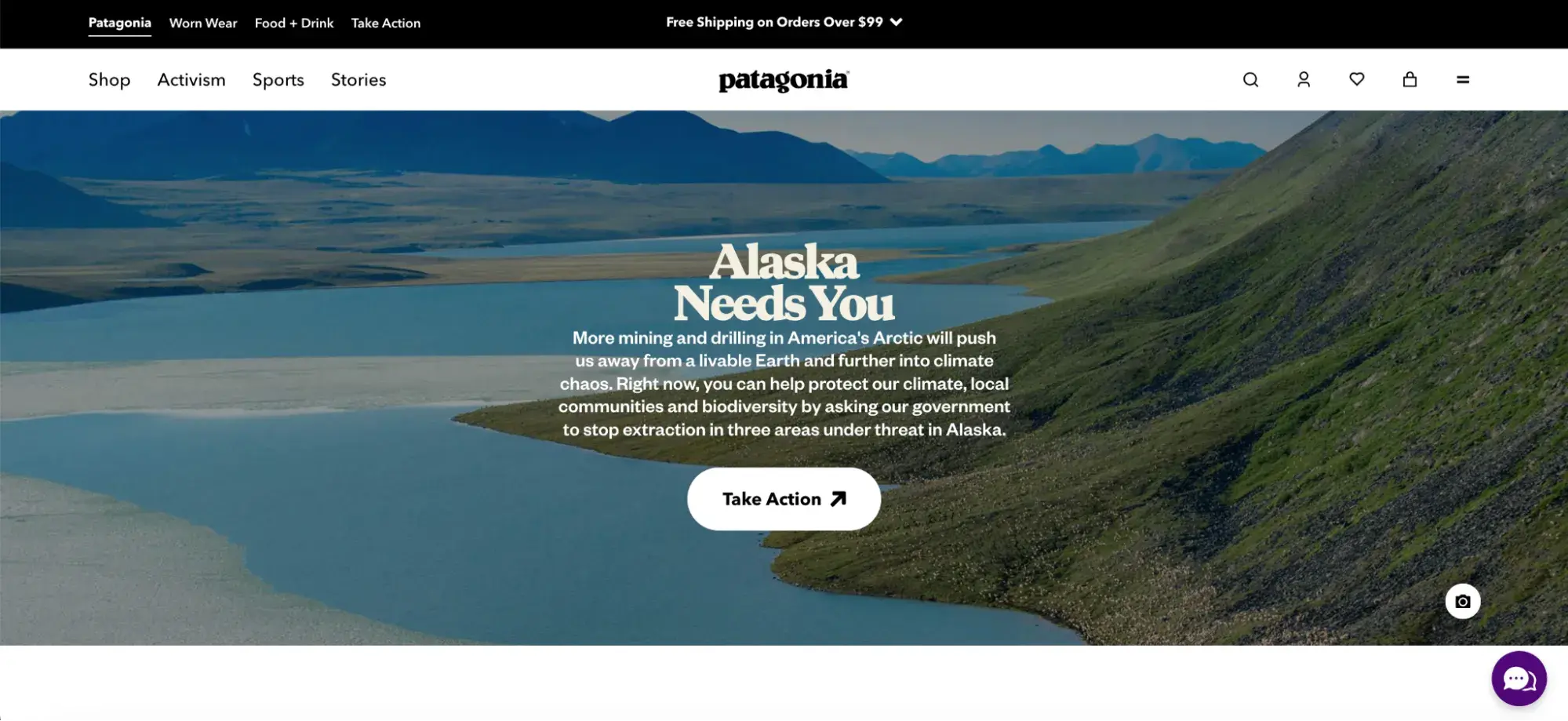 customer delight example: patagonia