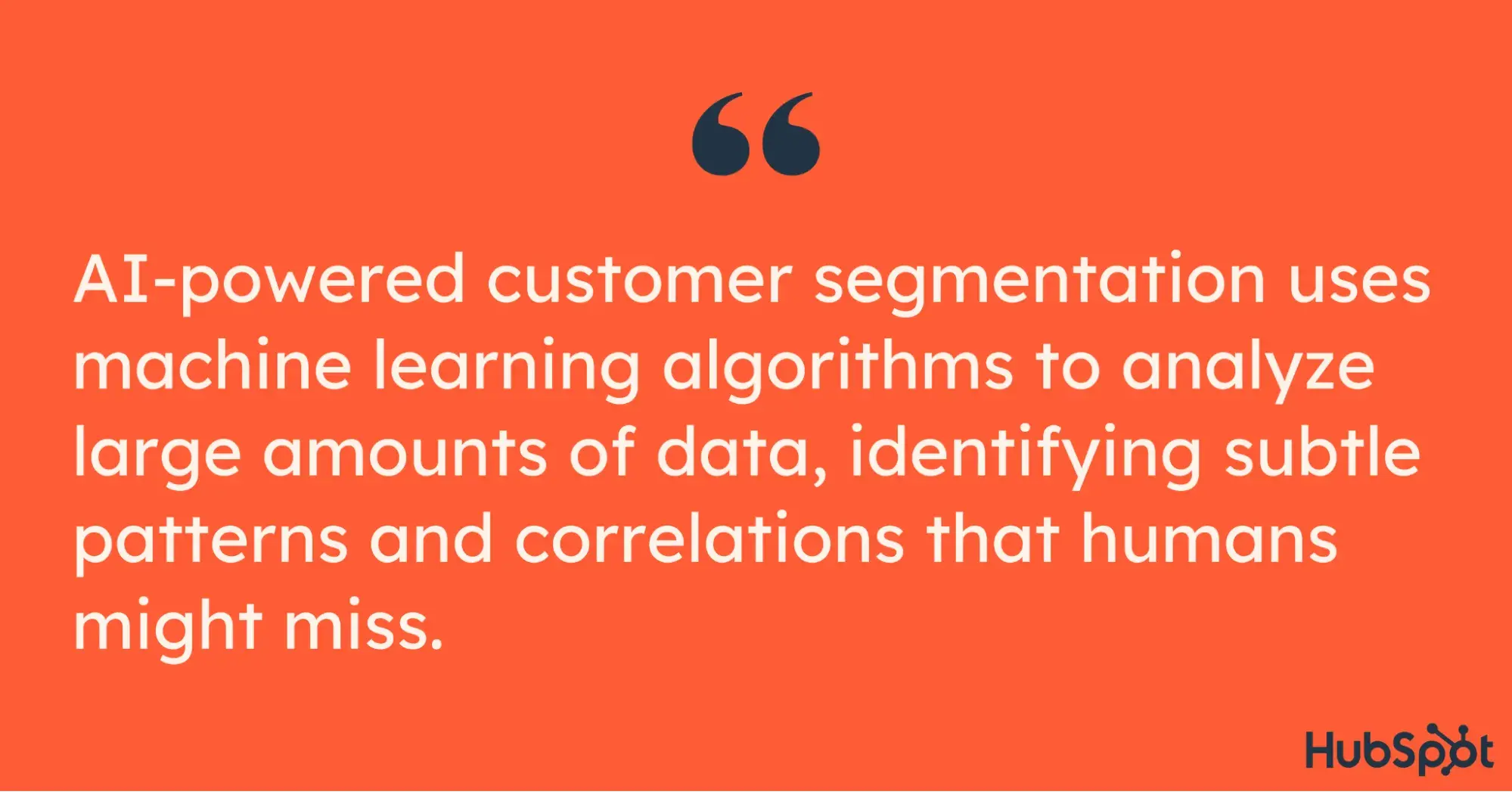 pull quote on how ai-powered customer segmentation works