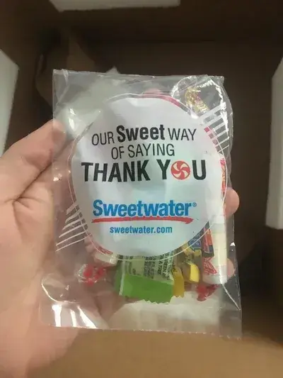 customer appreciation example from Sweetwater