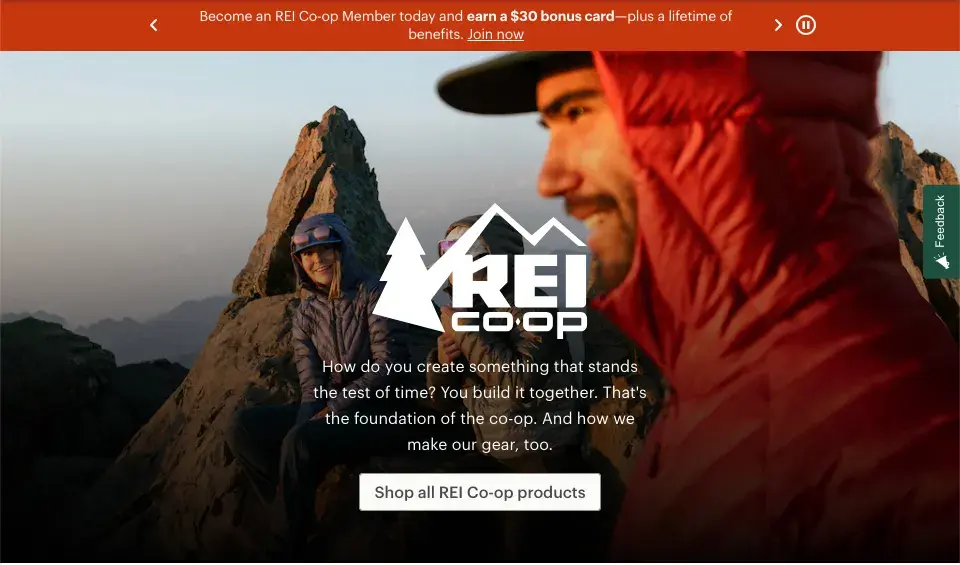 best customer loyalty programs: rei co-op program