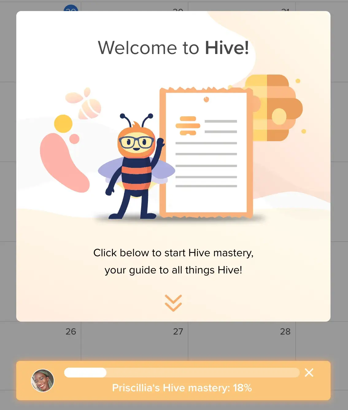 customer onboarding example from Hive