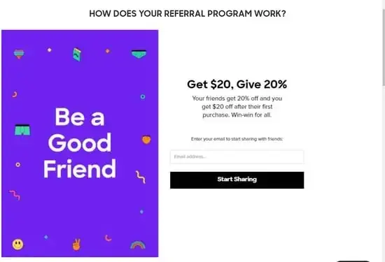 customer referral program, meundies