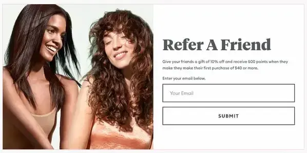 customer referral program, social gifting