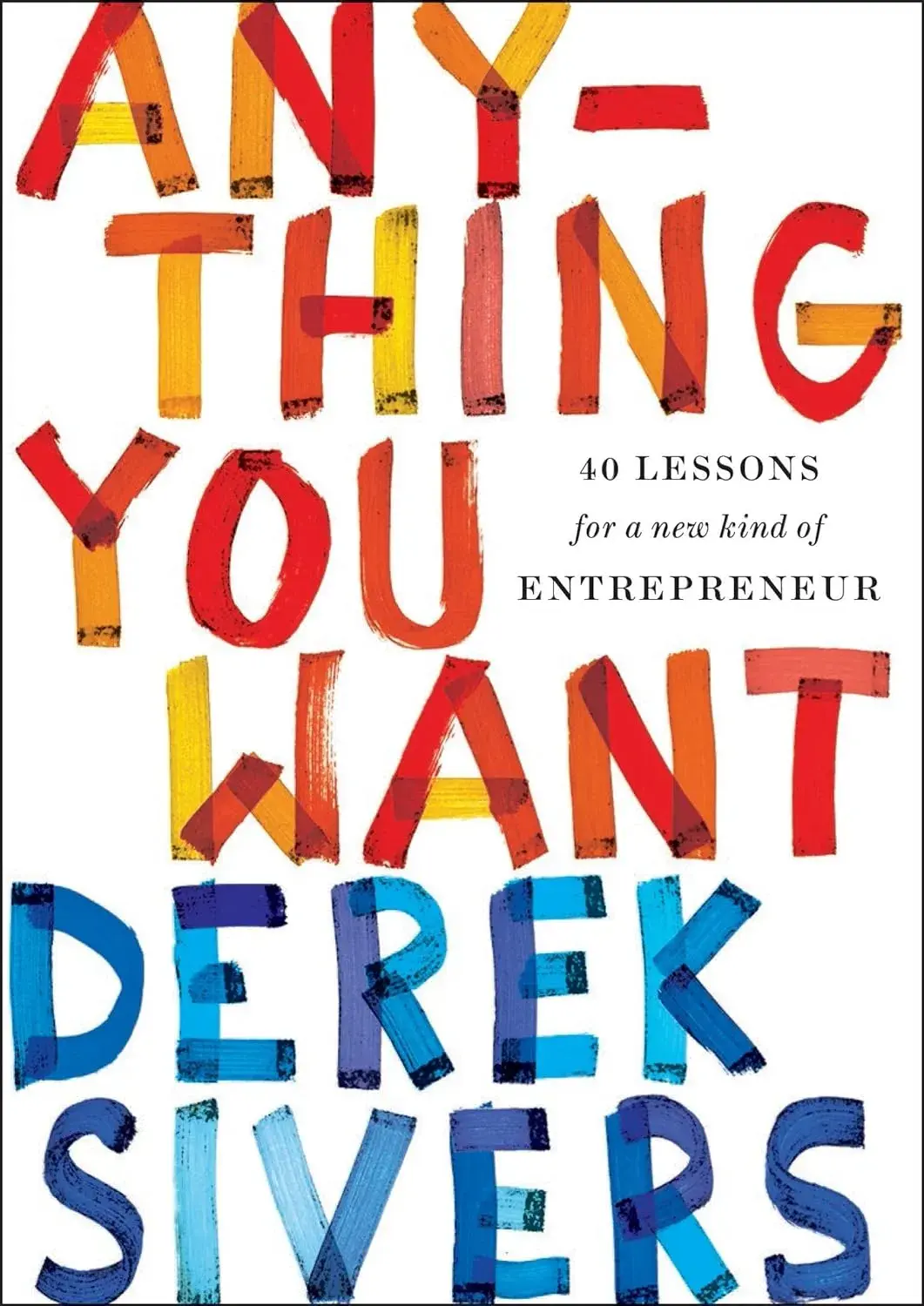 Anything You Want book cover - a customer service book about building customer-focused businesses by Derek Sivers.