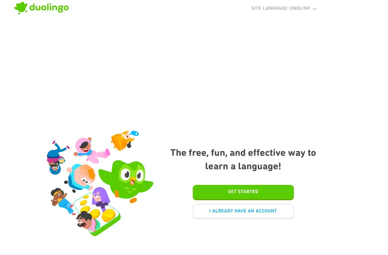 best customer service companies, duolingo homepage