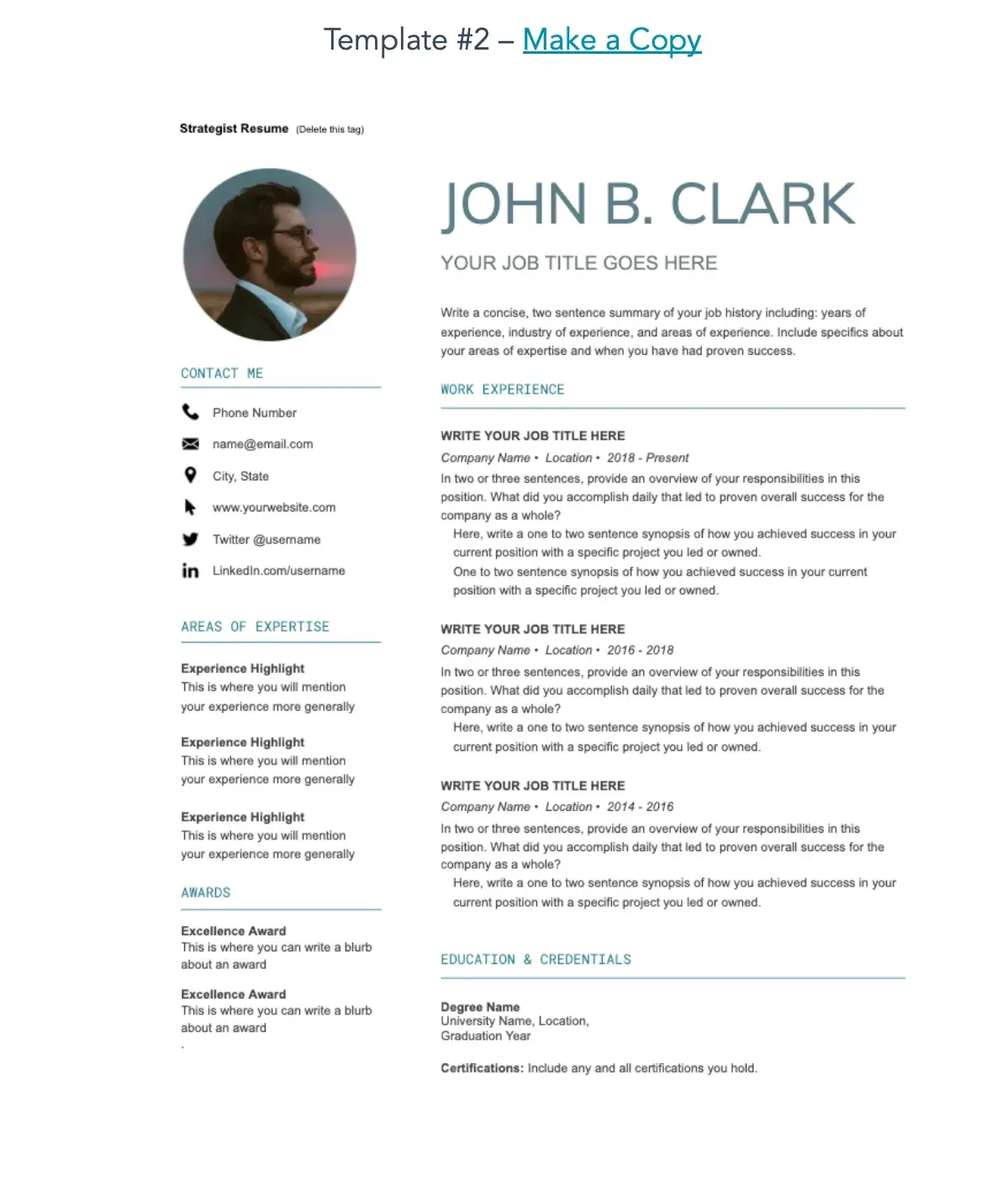 customer service representative resume template