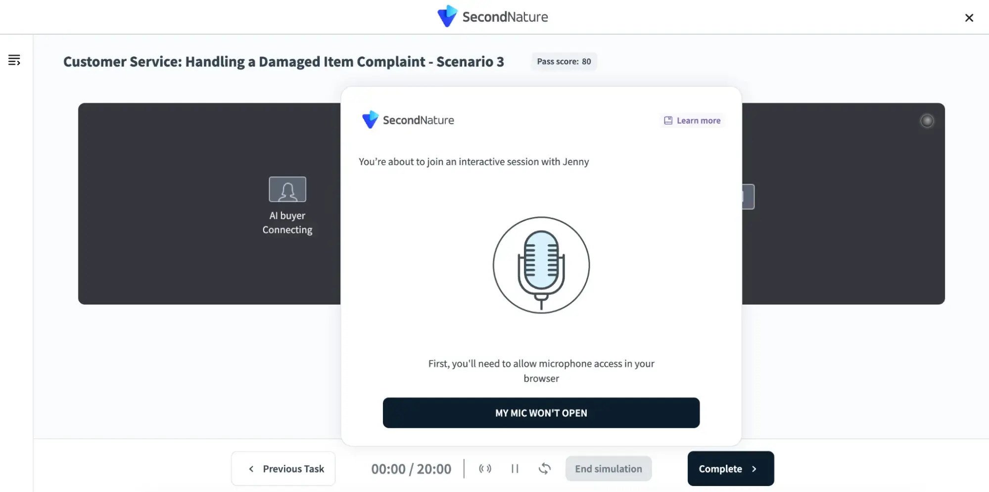 customer service training materials, ai