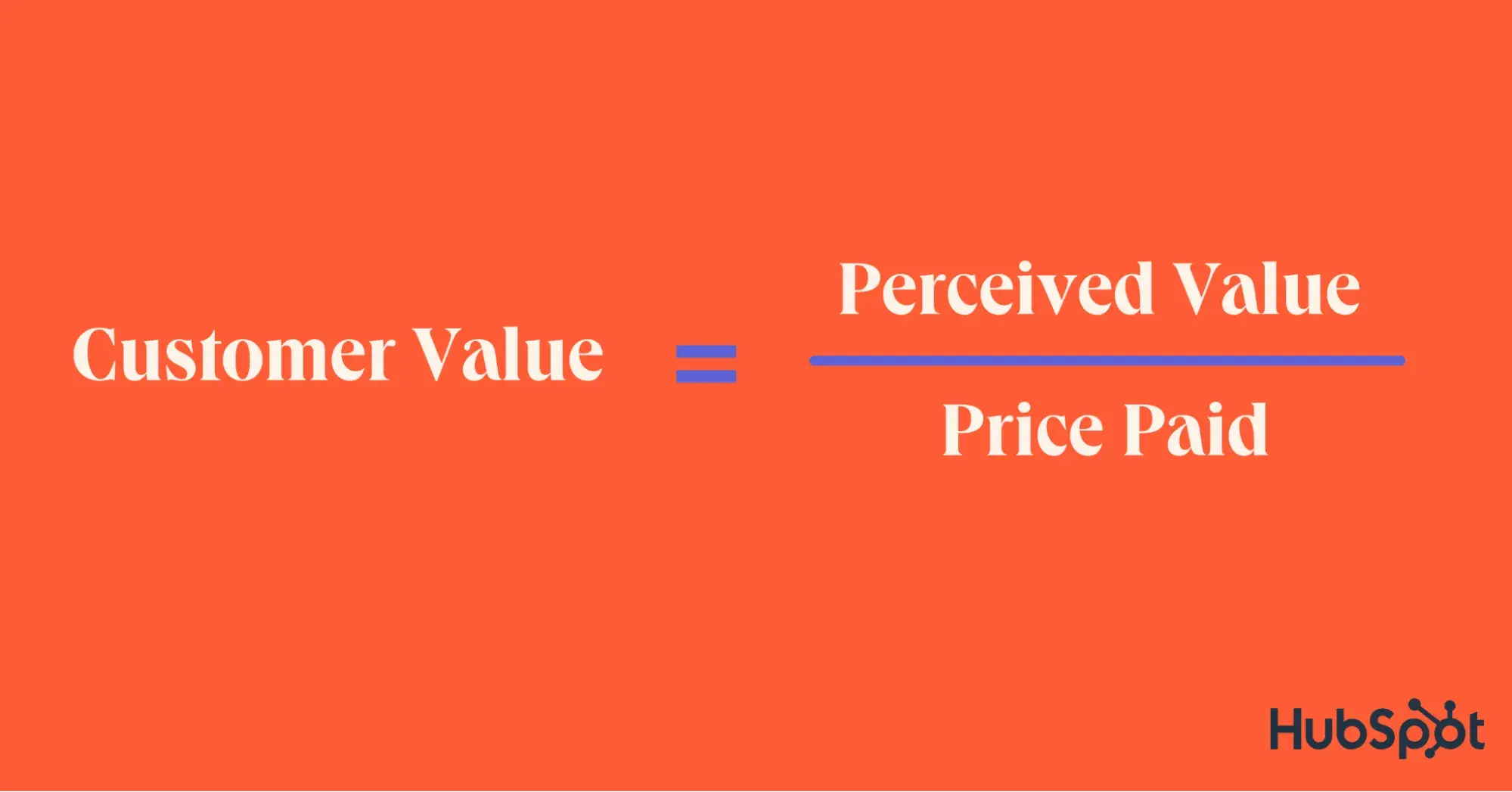 ratio of customer value