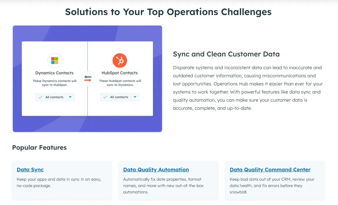 Using HubSpot’s Operations Hub to prevent data silos