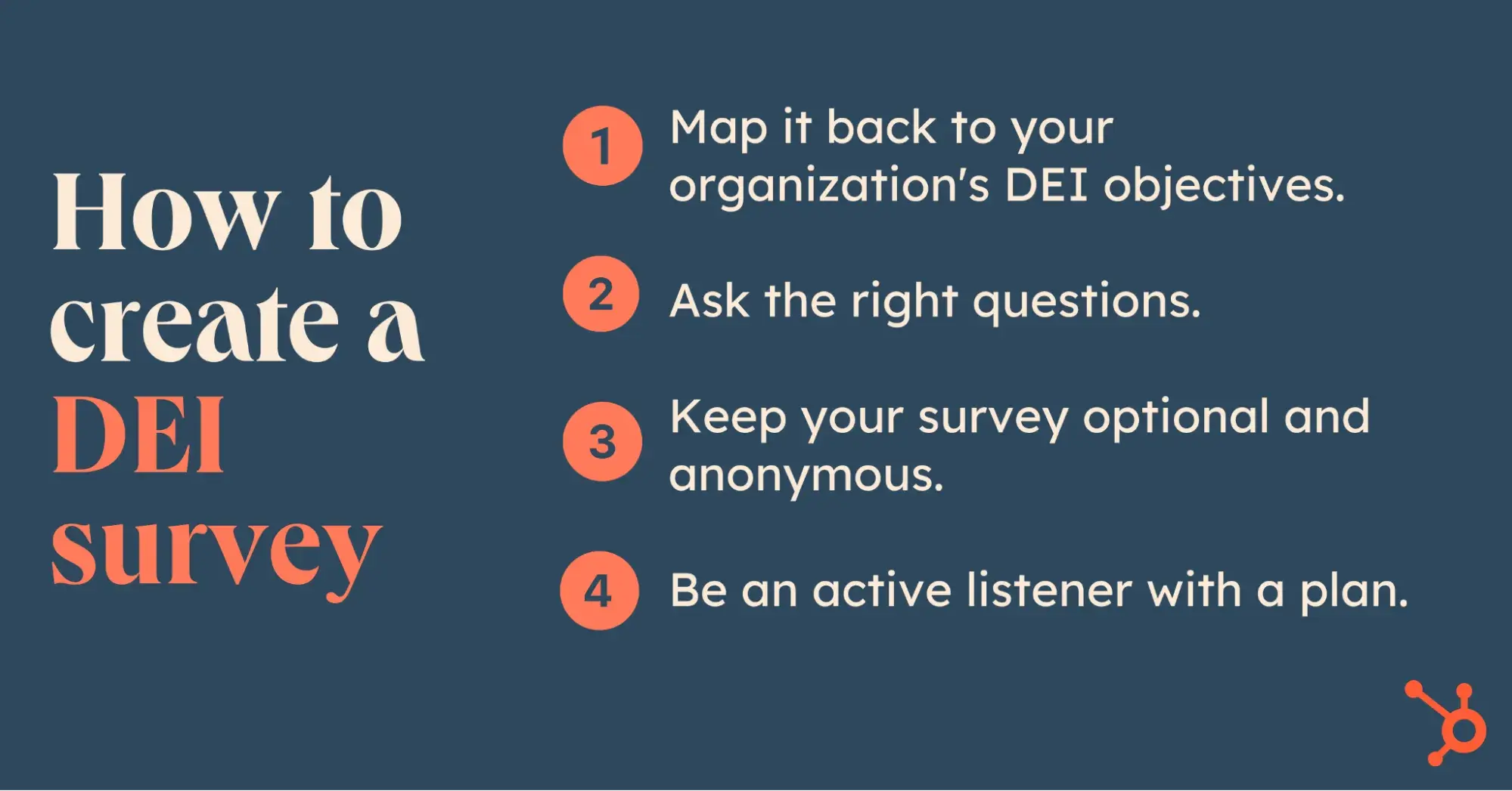 how to create a DEI survey