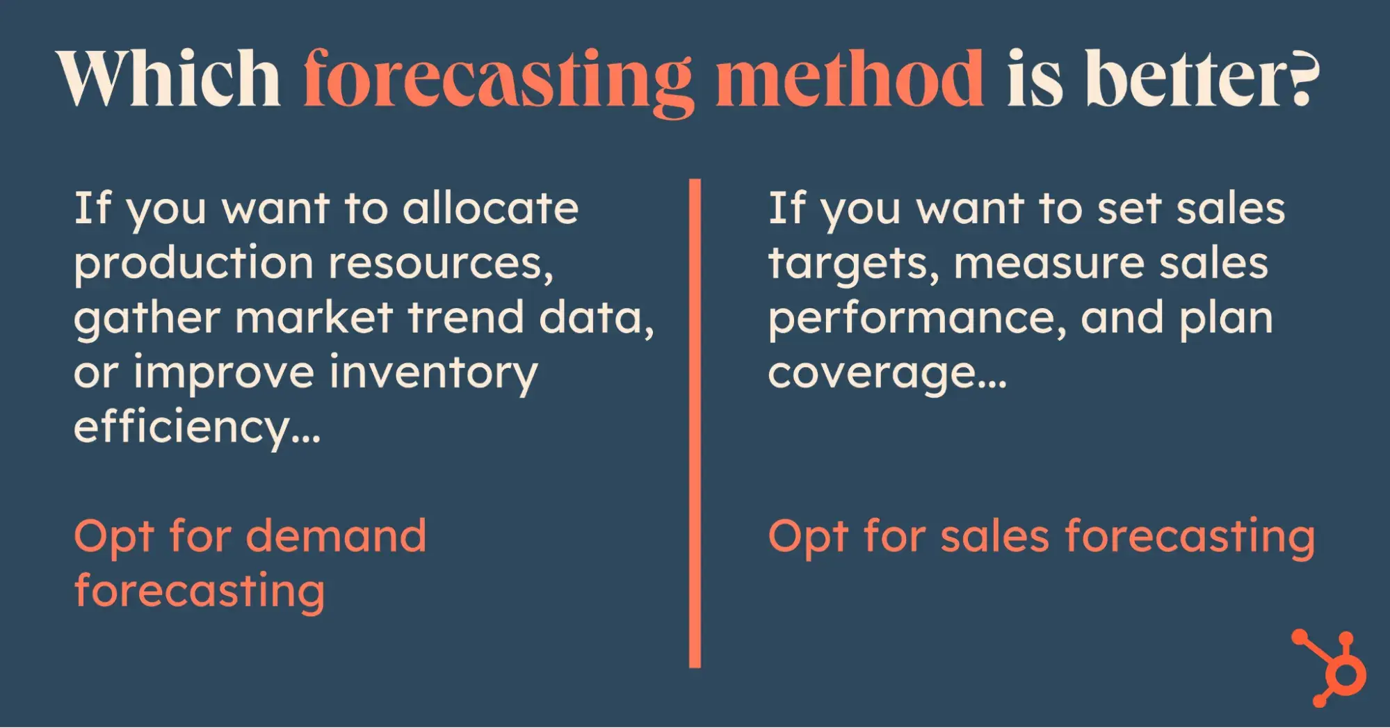 Which Forecasting Method Is Better?