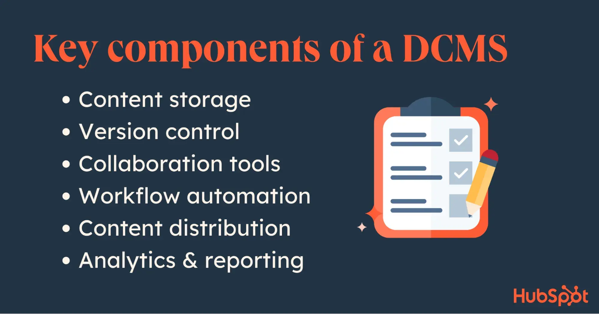 key components of a DCMS