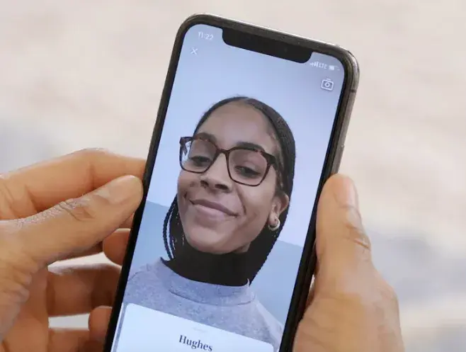 warby parker eye-wear brand mobile try-on experience, digital customer experience