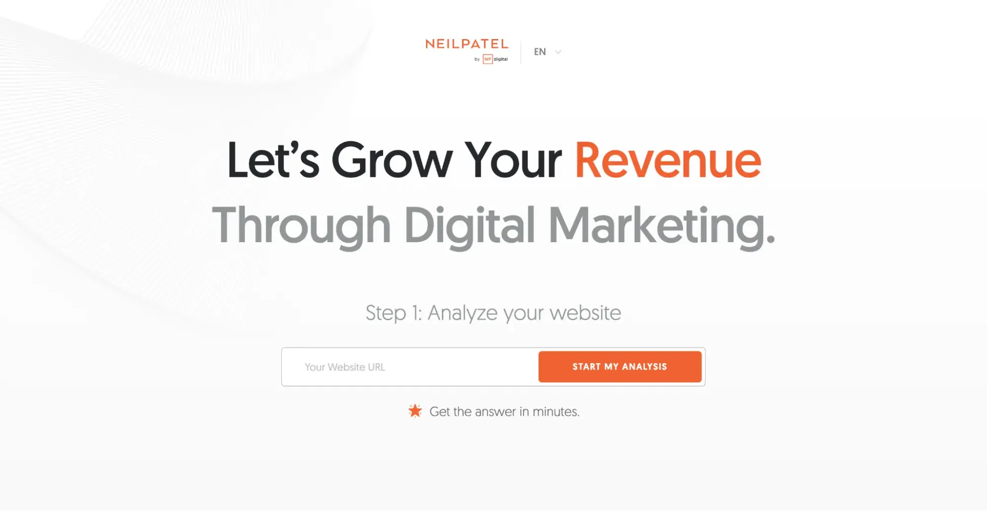 website marketing examples, neil patel