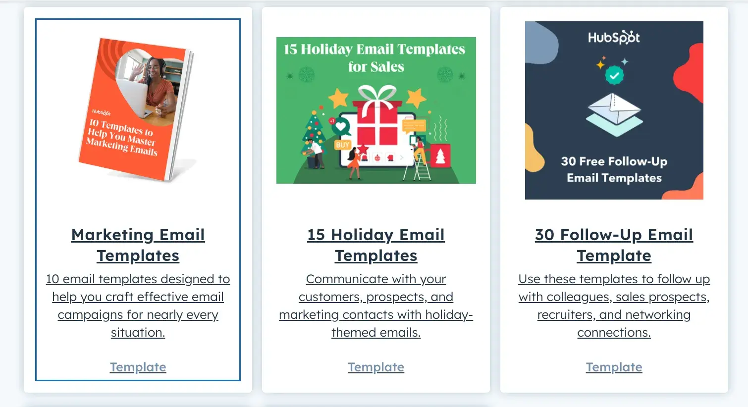 email newsletter templates from hubspot