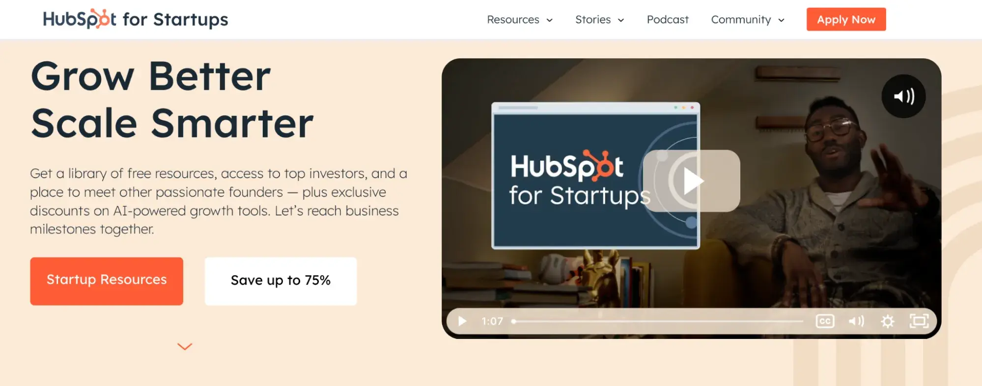 تسويق رواد الأعمال: برنامج HubSpot للشركات الناشئة