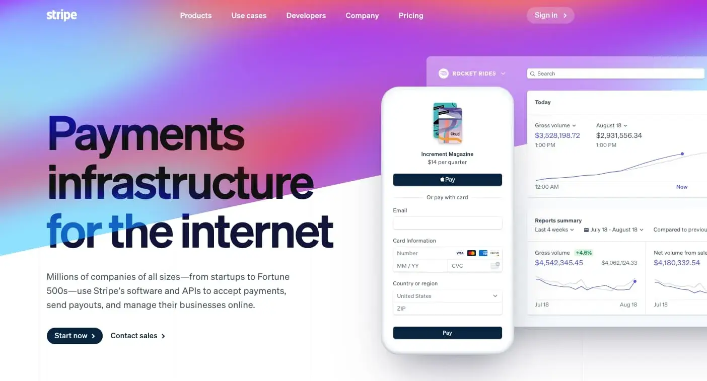 entrepreneurial resources examples, Stripe