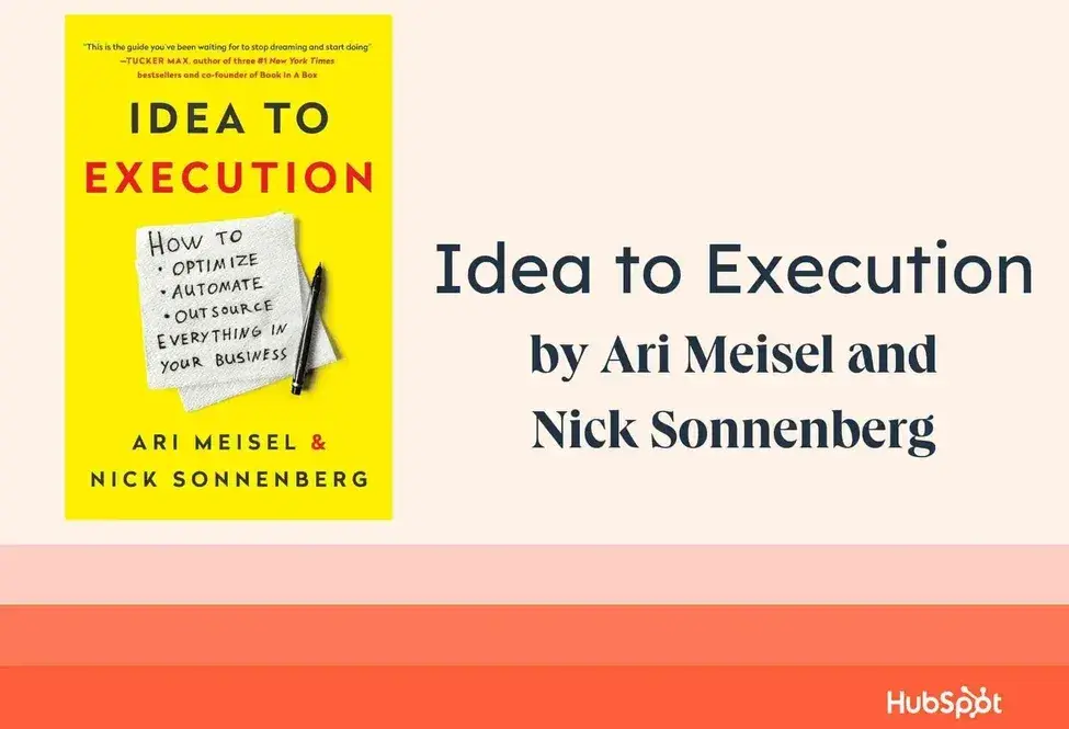 entrepreneurship books, ideas to execution 