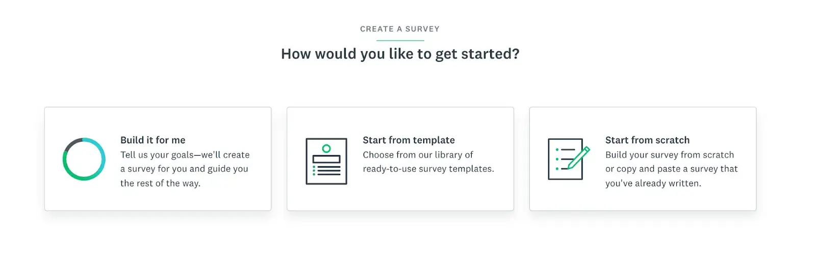 creating a survey, surveymonkey