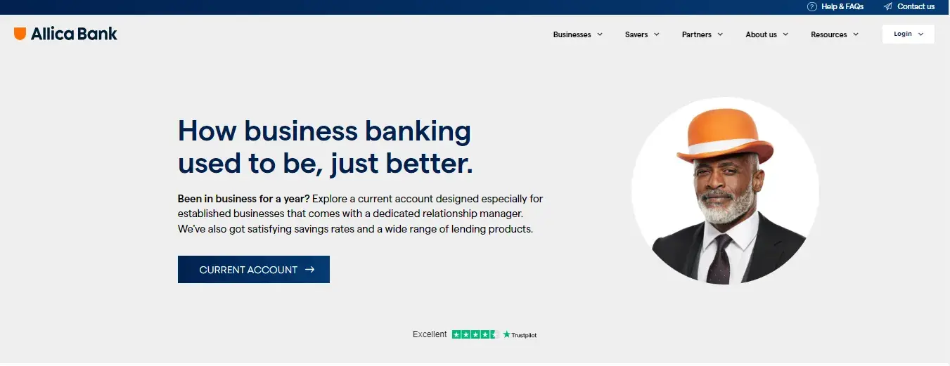 Financial Services Website Design - Allica