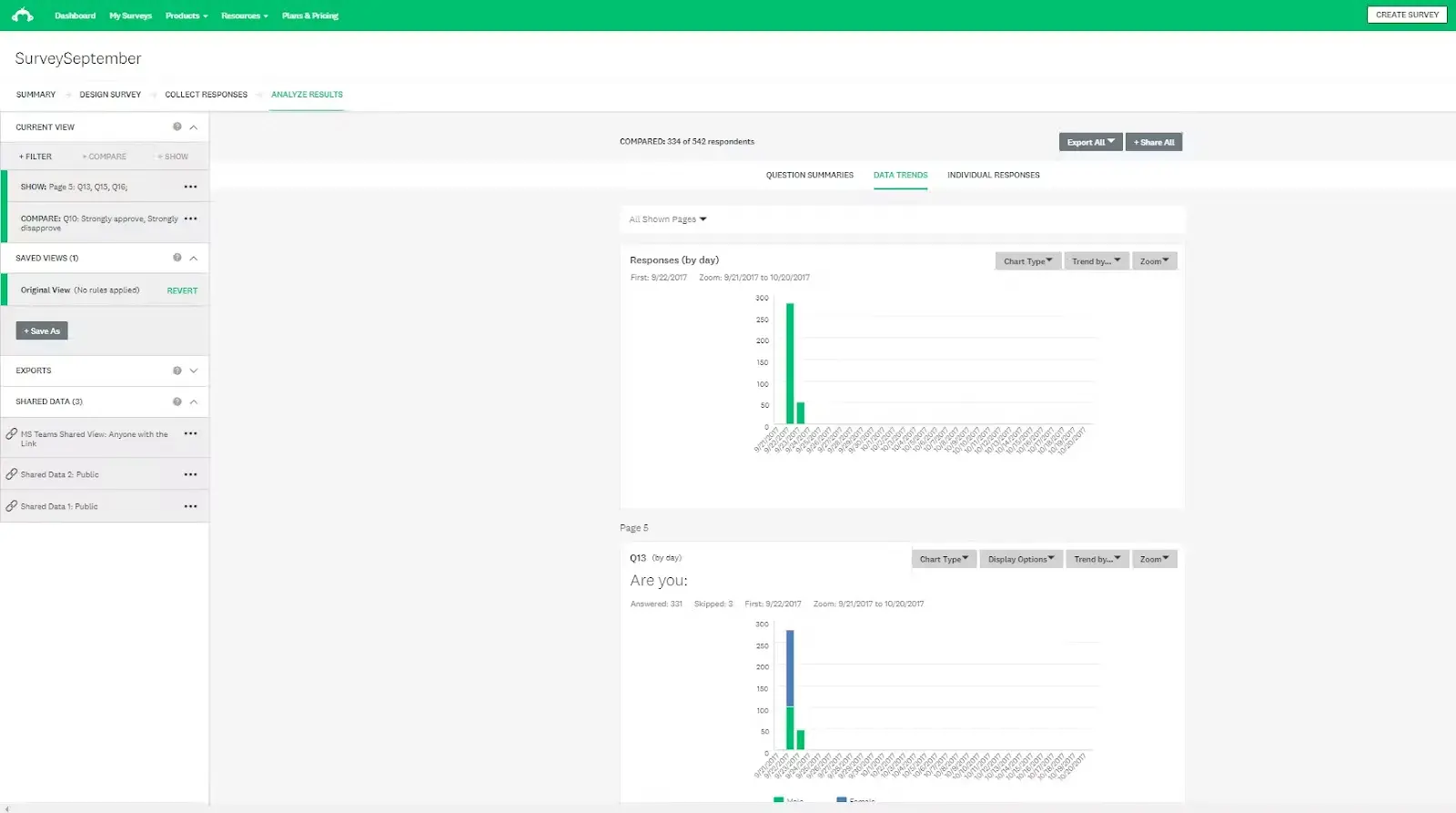 SurveyMonkey form builder tool