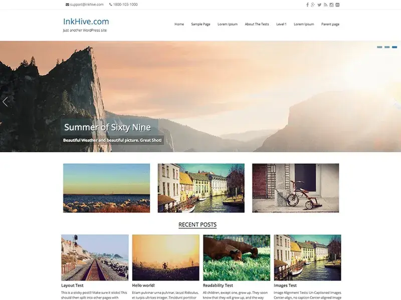 free bootstrap based wordpress theme: seller