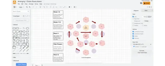 creating a flowchart on draw-io