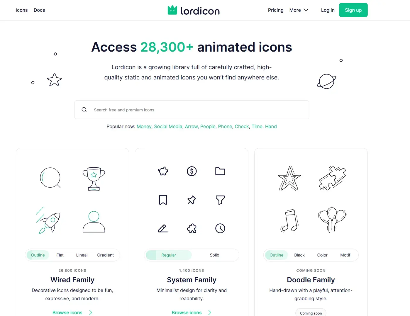 lordicon api homepage