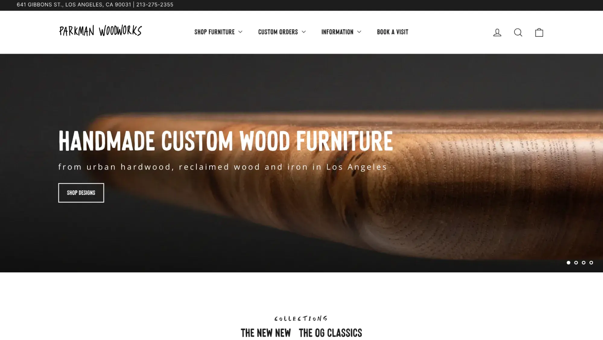 parkman woodworks websites for furniture