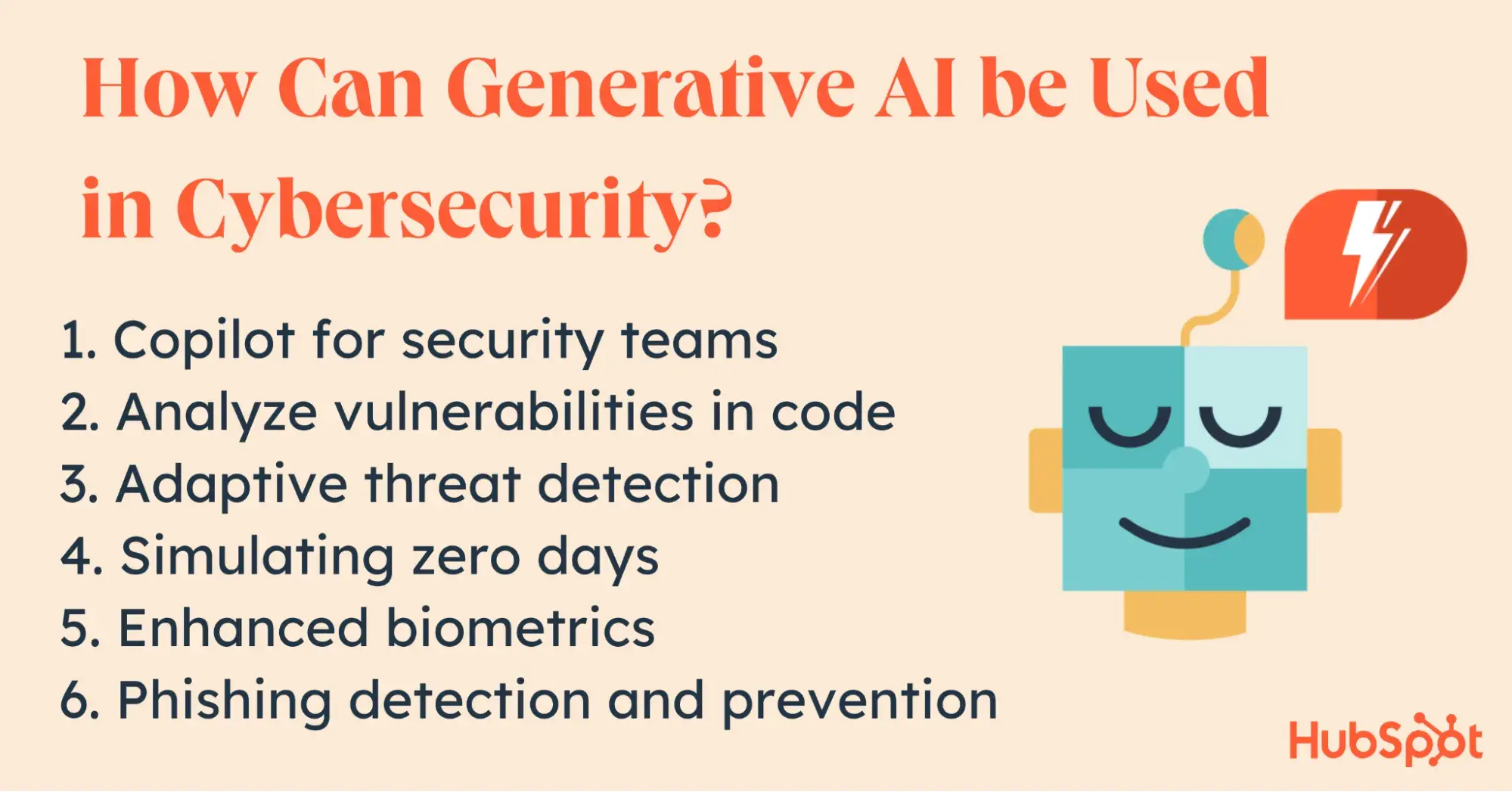 Use cases of generative AI in cybersecurity and the ways generative AI can be used