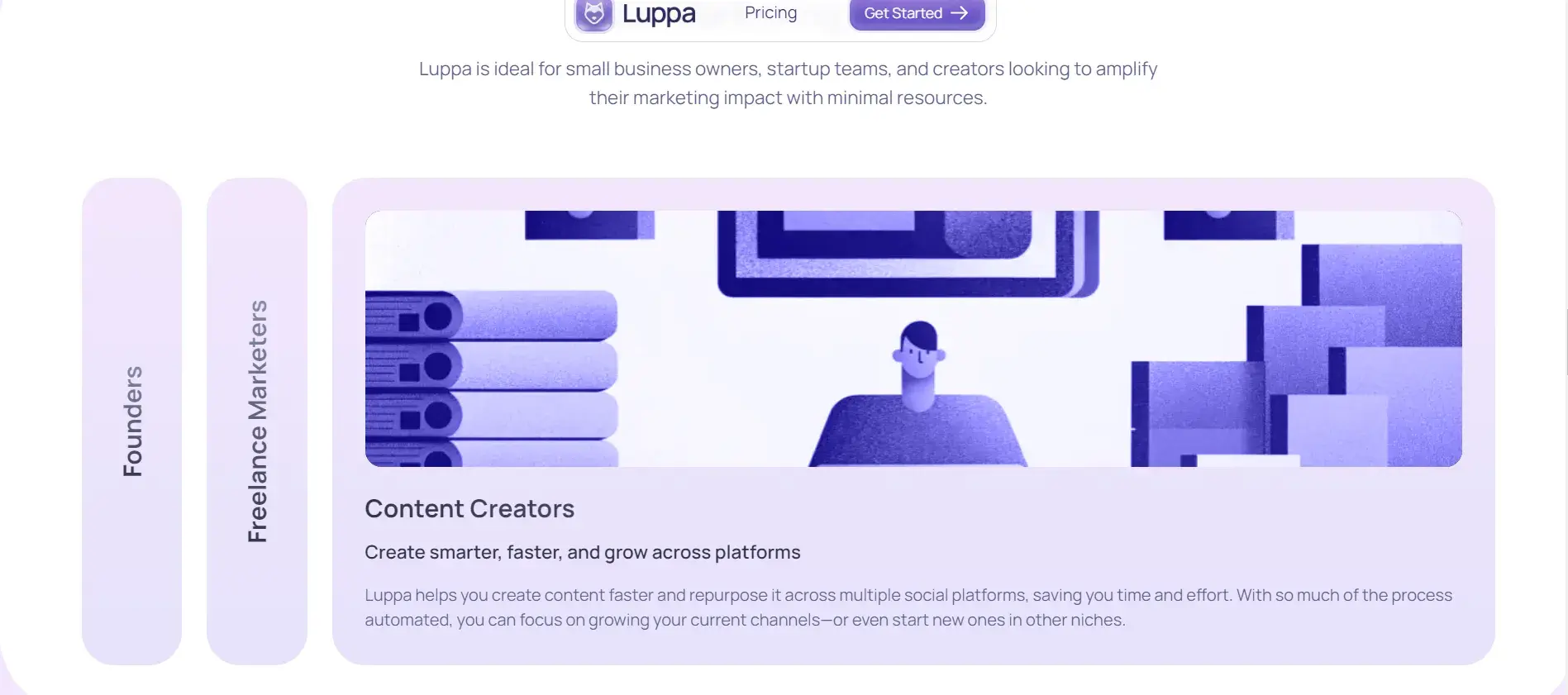 dhanvin sriram shared how luppa ai uses gestalt rules to organize content visually.