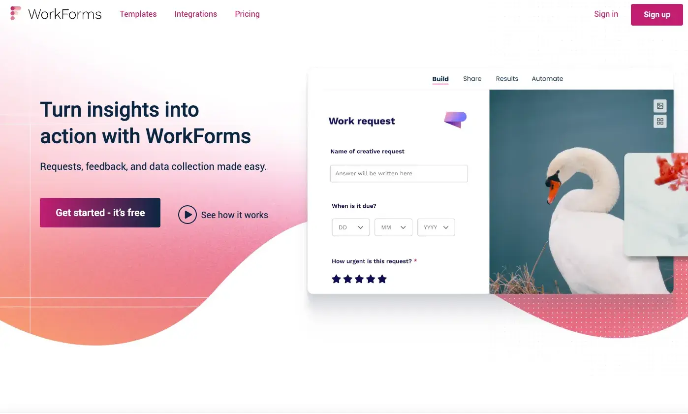 workforms is a site that uses gestalt principles of design.