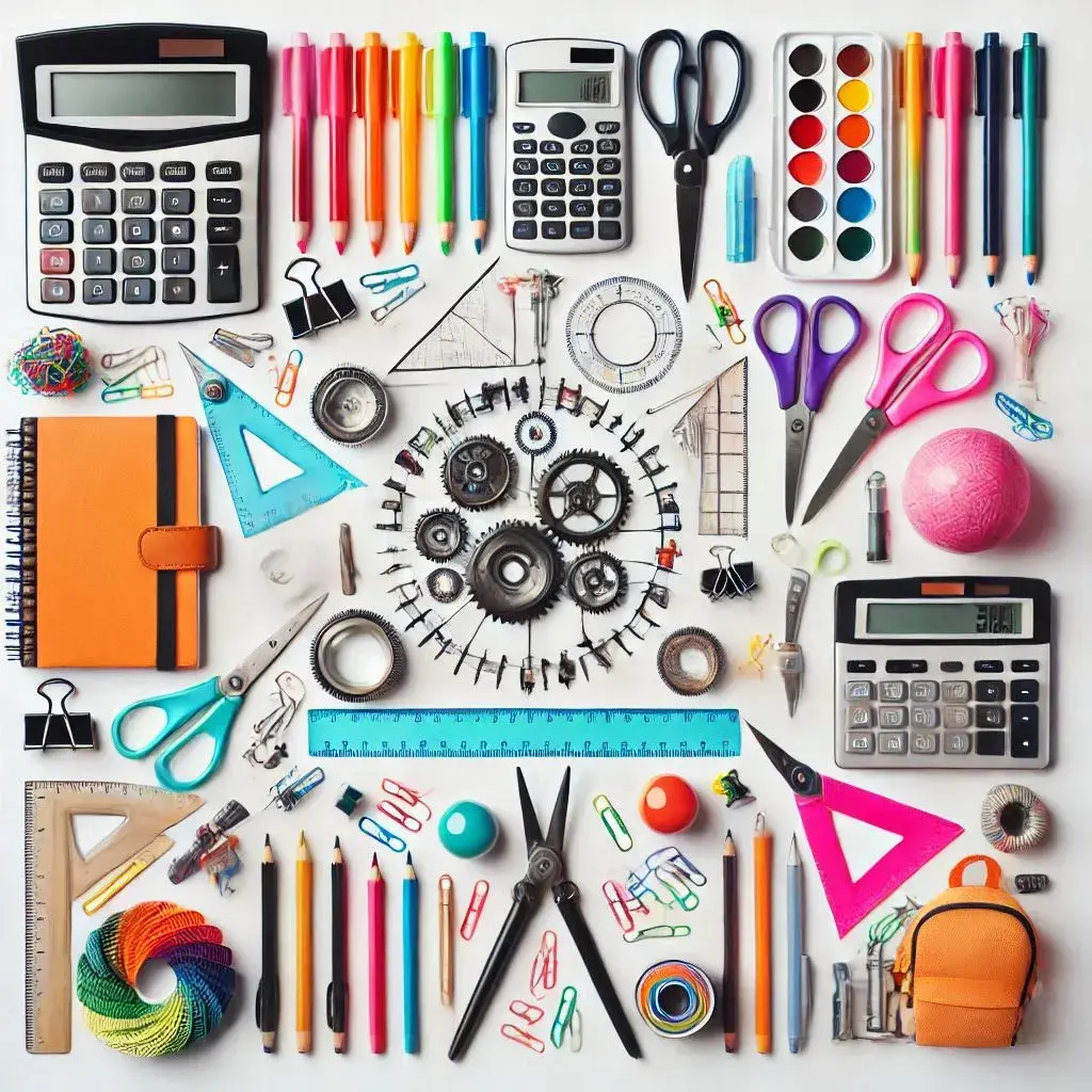 this example of school supplies illustrates the gestalt principle of similarity.