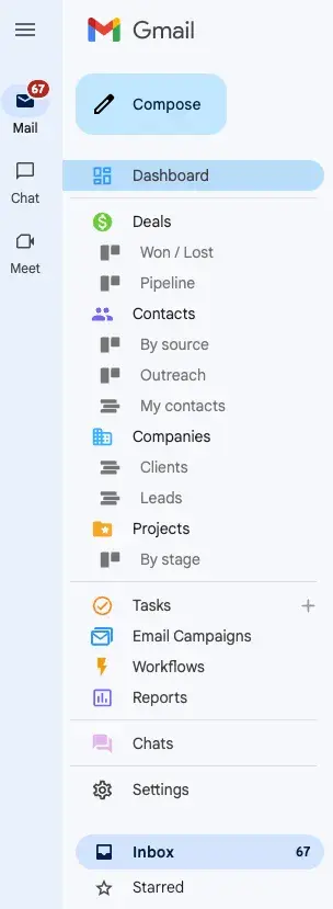 nethunt’s gmail crm interface is super user-friendly.