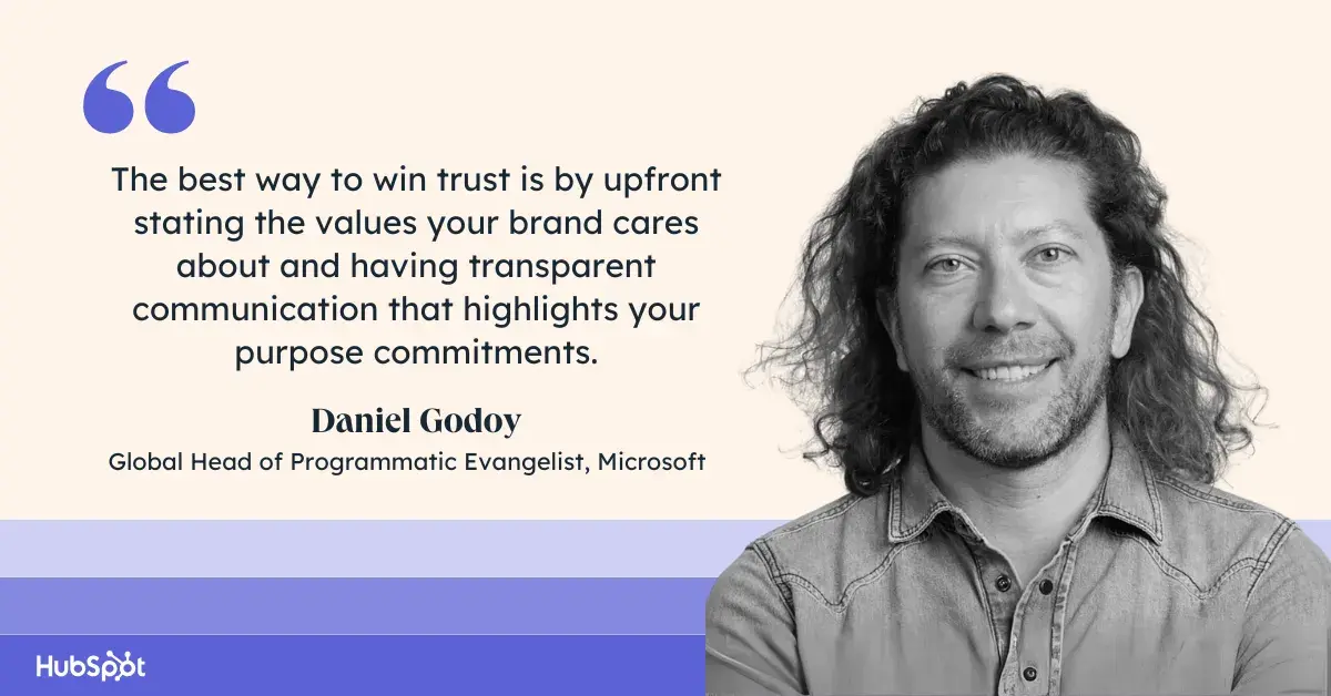 Graphic showing quote from David Godoy from Microsoft