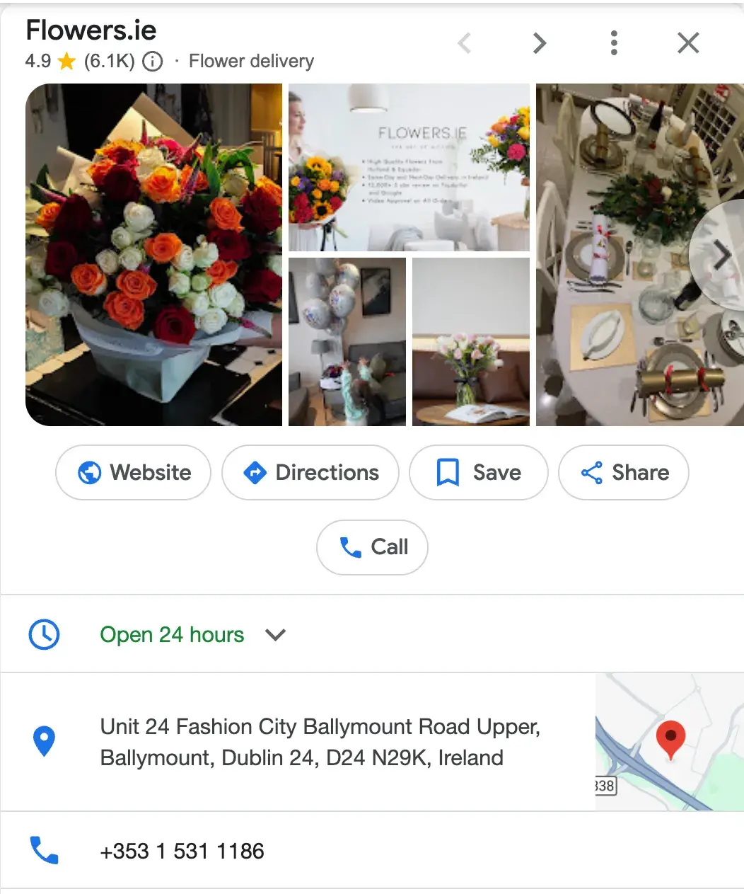 Flower delivery in Dublin