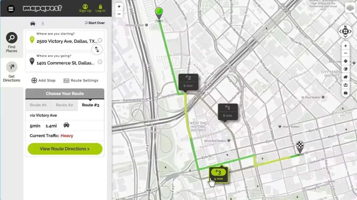 google places api alternative, MapQuest