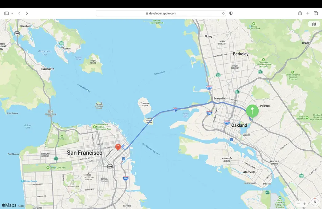 google places api alternative, Apple Maps