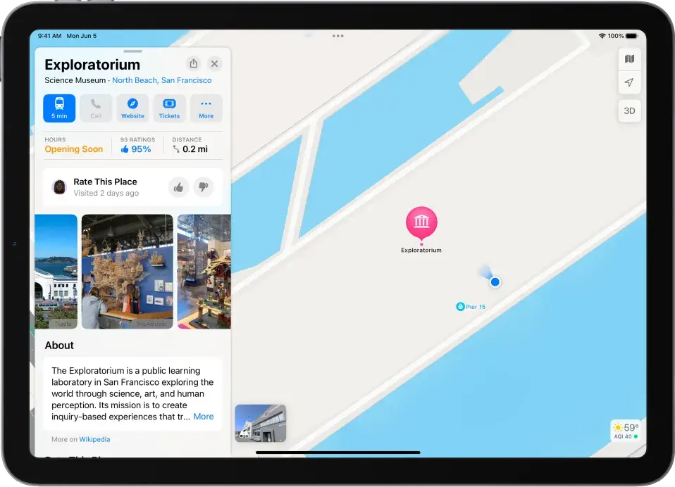 google places api alternative, Apple Maps