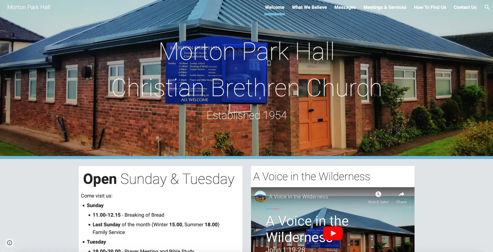 morton park hall google sites example