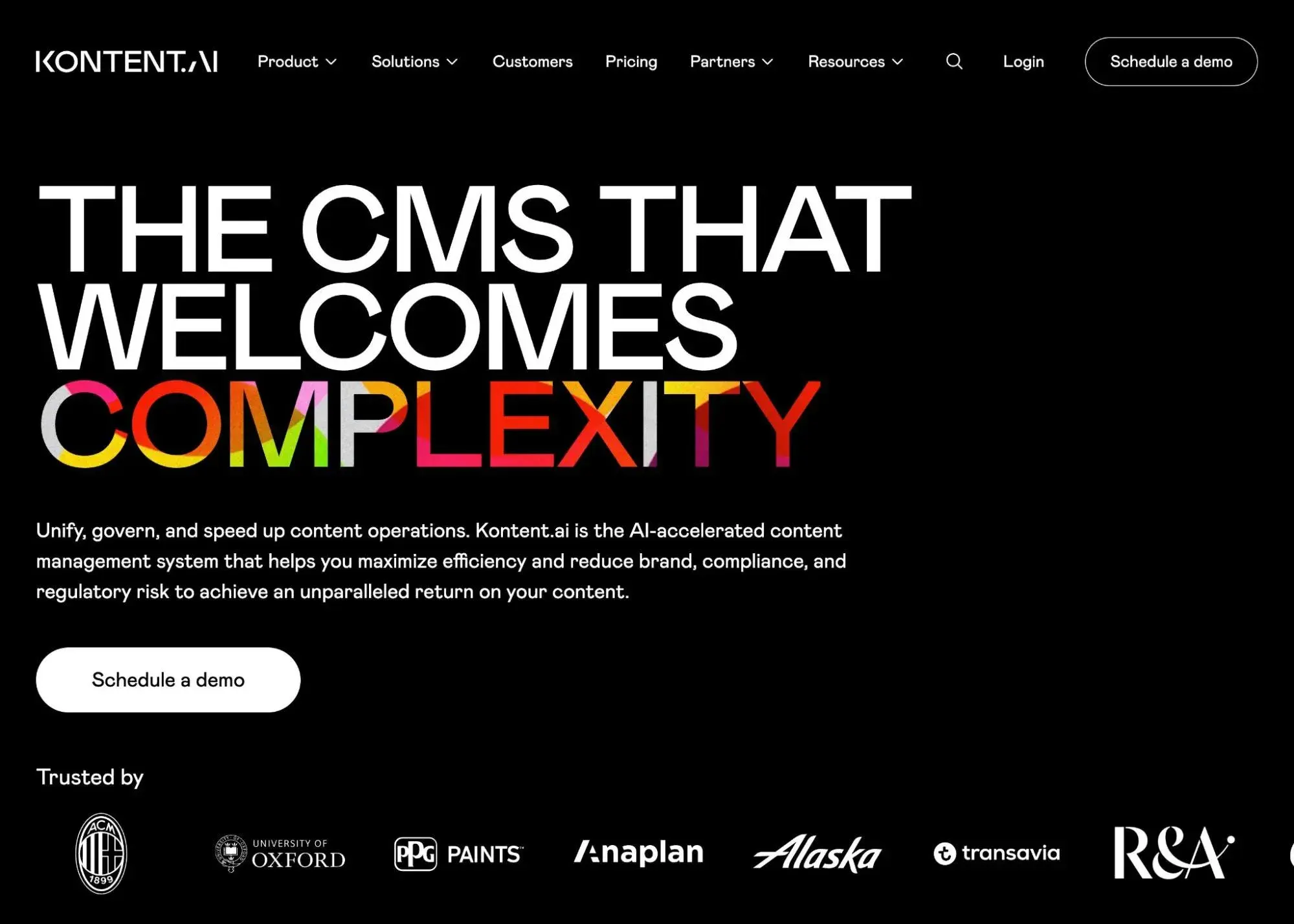 headless cms platforms: The Kontent.ai headless CMS homepage.