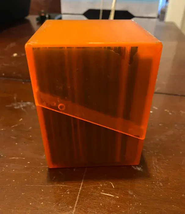 A disaster-proof Boulder box protecting cards