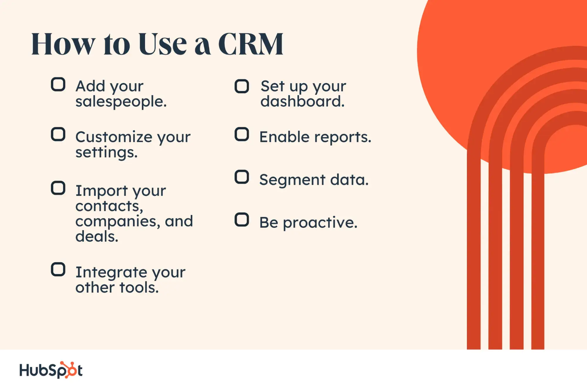 how to use a crm