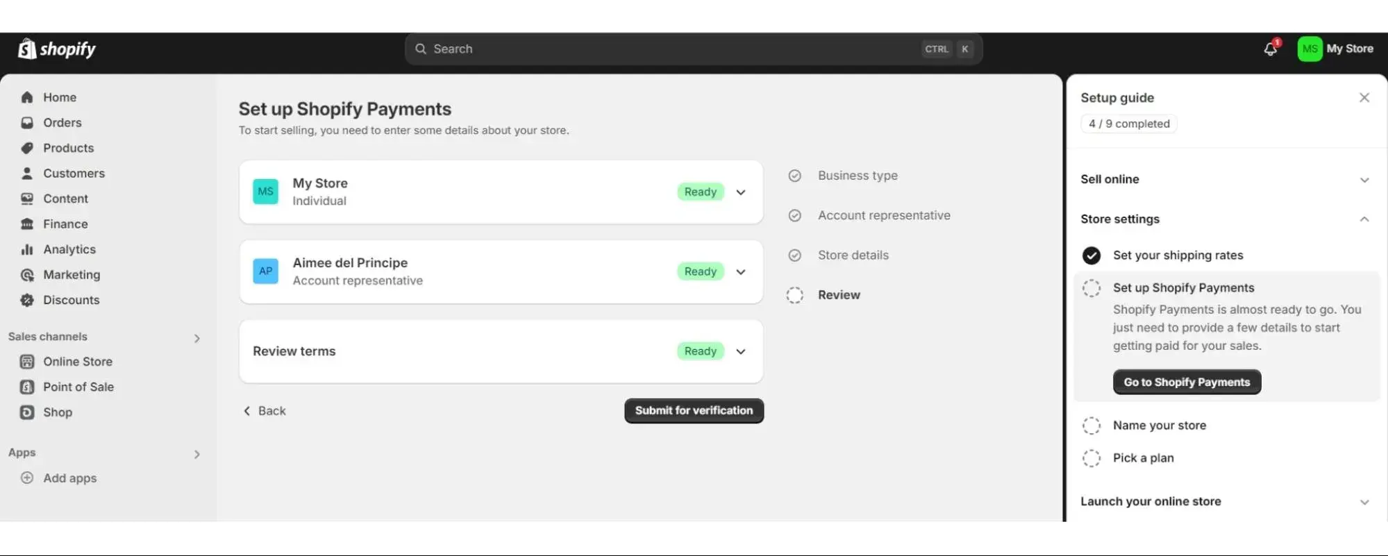 how to design a website: payment settings