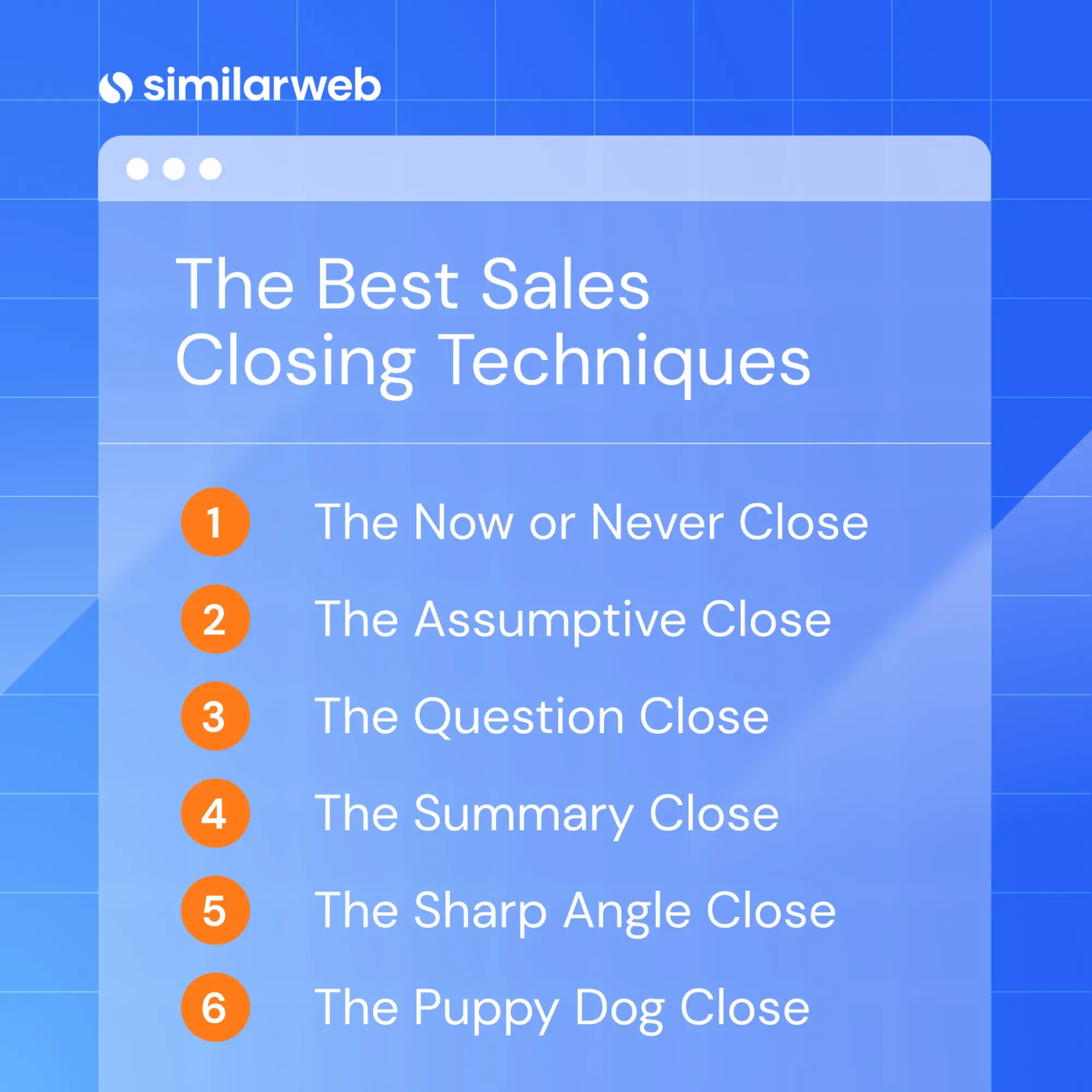 List of closing techniques 