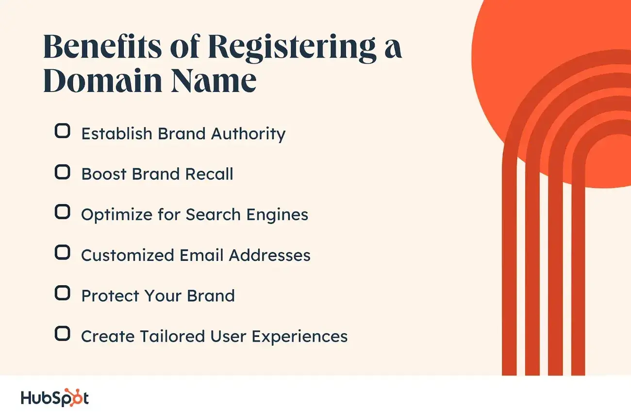 register domain name: Domain registration benefits