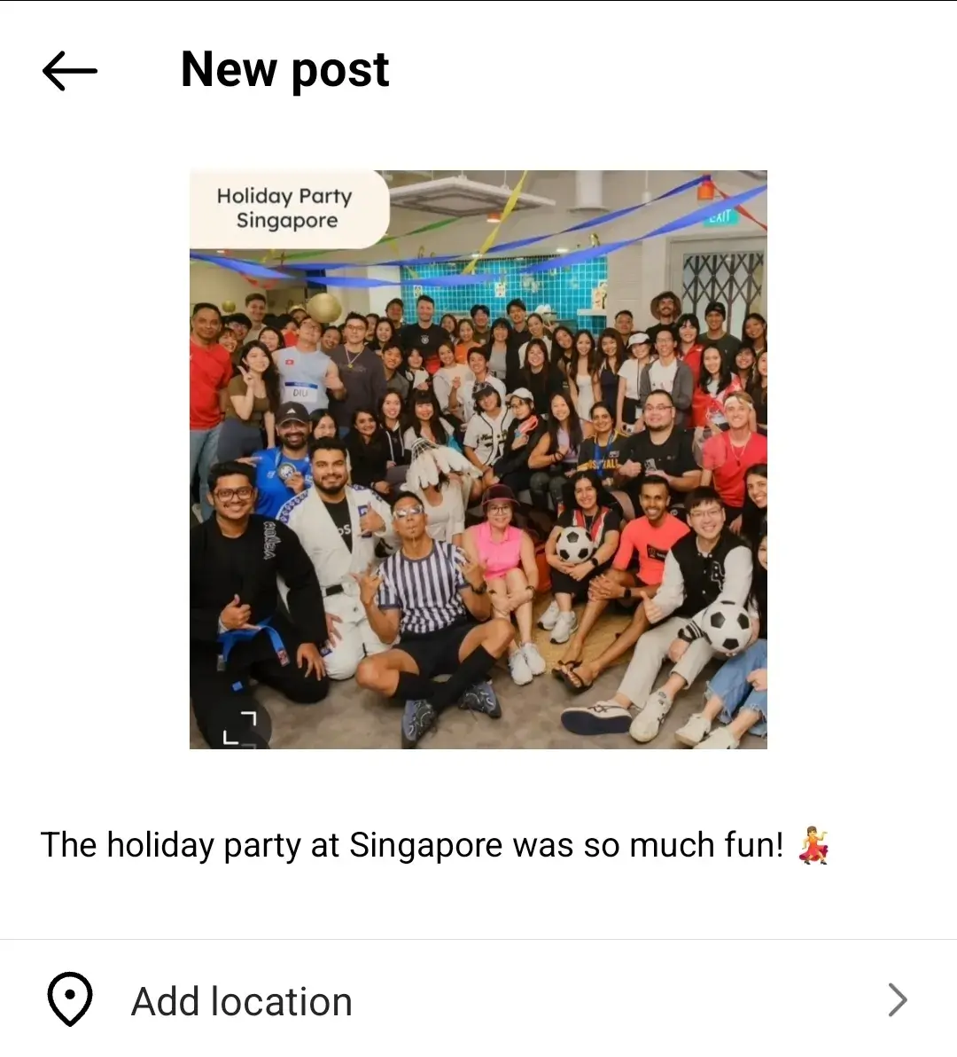 how to repost on instagram, add caption in new instagram post